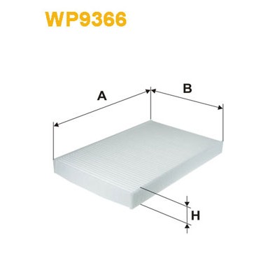 Слика на Филтер за кабина WIX FILTERS WP9366 за камион Iveco Daily 2006 Platform 45C15 - 146 коњи дизел