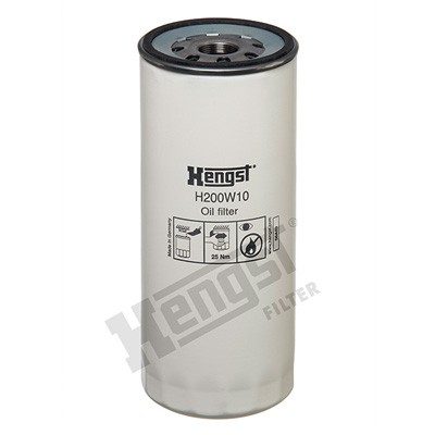 Слика на филтер за масло; филтер, работна хидраулика HENGST FILTER H200W10 за камион Renault C 1982 CBH 350.34 - 352 коњи дизел