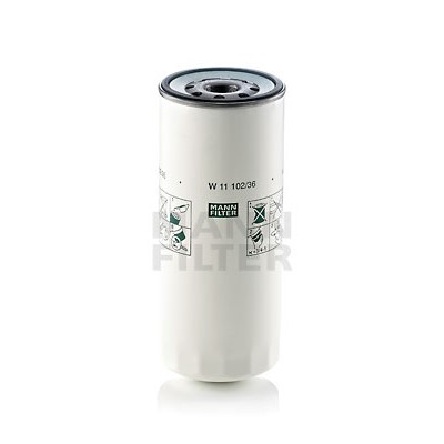 Слика на филтер за масло; филтер, работна хидраулика MANN-FILTER W 11 102/36 за камион Volvo 9700 - 420 коњи дизел