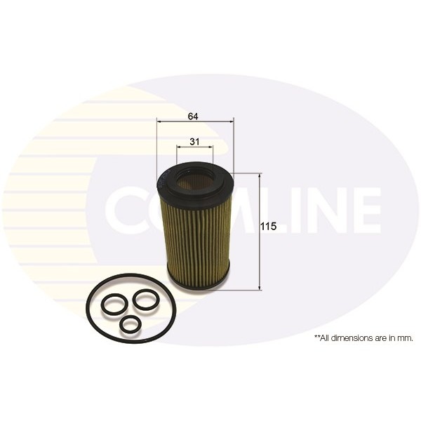 Слика на Филтер за масло COMLINE EOF253 за Mercedes C-class Estate (s204) C 180 CDI (204.200) - 120 коњи дизел