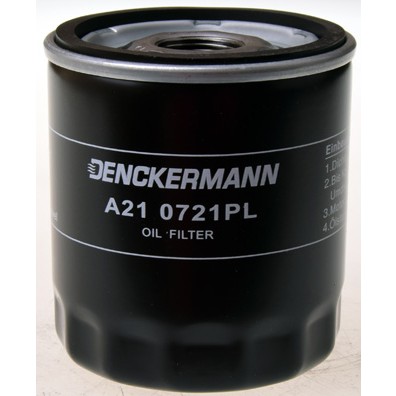 Слика на Филтер за масло DENCKERMANN A210721PL за Opel Astra K (B16) 1.0 Turbo (68) - 90 коњи бензин