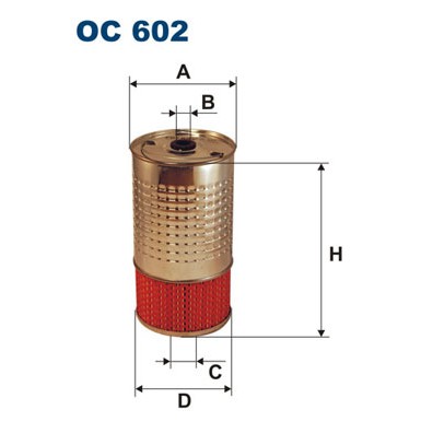 Слика на Филтер за масло FILTRON OC 602 за Mercedes T1 Platform 408 D (611.317, 611.318) - 82 коњи дизел