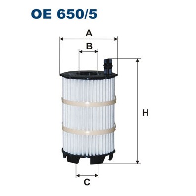 Слика на Филтер за масло FILTRON OE 650/5