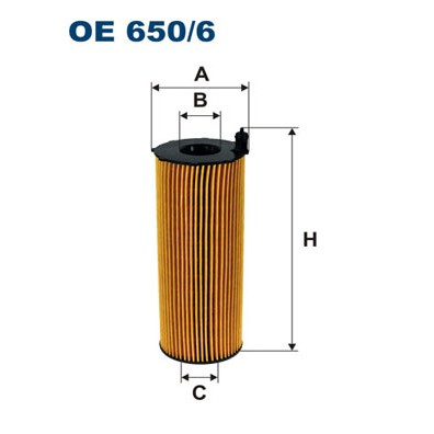 Слика на Филтер за масло FILTRON OE 650/6