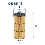 Слика 1 на Филтер за масло FILTRON OE 651/6