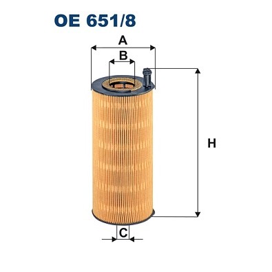 Слика на Филтер за масло FILTRON OE 651/8 за камион Mercedes Actros MP4 2640 L - 394 коњи дизел