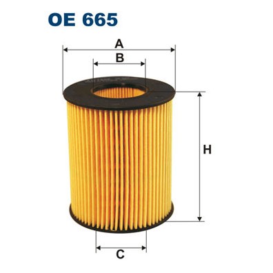 Слика на Филтер за масло FILTRON OE 665 за Ford Mondeo 4 Turnier 2.3 - 160 коњи бензин