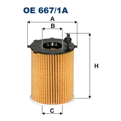 Слика на Филтер за масло FILTRON OE 667/1A за  Citroen Berlingo BOX 1.6 HDi 90 - 90 коњи дизел