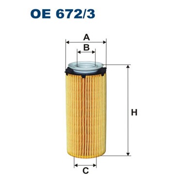 Слика на Филтер за масло FILTRON OE 672/3