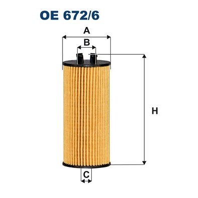 Слика на Филтер за масло FILTRON OE 672/6