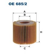 Слика 1 на Филтер за масло FILTRON OE 685/2