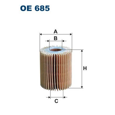 Слика на Филтер за масло FILTRON OE 685 за Toyota Avensis Estate (T25) 2.2 D-4D - 150 коњи дизел