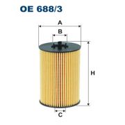 Слика 1 на Филтер за масло FILTRON OE 688/3