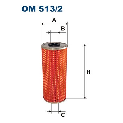 Слика на Филтер за масло FILTRON OM 513/2 за камион MAN F 2000 19.423 FAS - 420 коњи дизел