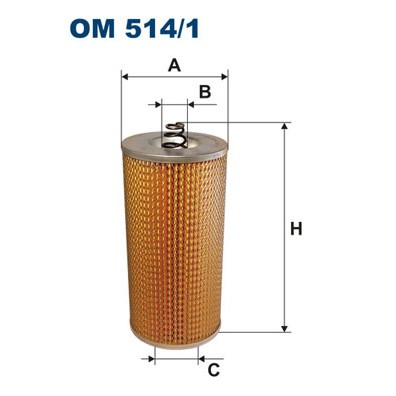 Слика на Филтер за масло FILTRON OM 514/1 за камион MAN F 90 19.262 FAK - 260 коњи дизел