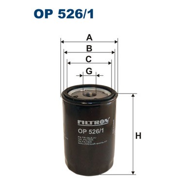 Слика на Филтер за масло FILTRON OP 526/1 за VW Bora комби (1J6) 1.8  4motion - 125 коњи бензин