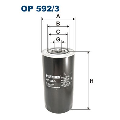 Слика на Филтер за масло FILTRON OP 592/3