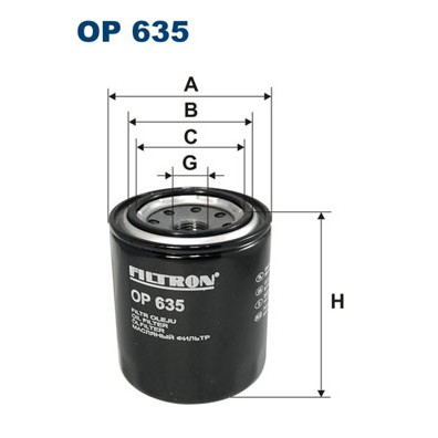 Слика на Филтер за масло FILTRON OP 635
