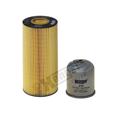 Слика на Филтер за масло HENGST FILTER E502H02 D121 за камион Mercedes Actros MP2, MP3 1841, L, LL - 408 коњи дизел