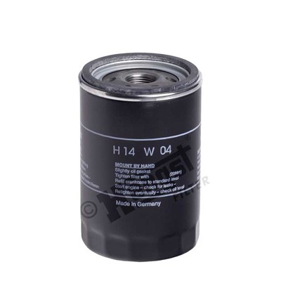 Слика на Филтер за масло HENGST FILTER H14W04 за VW Transporter T3 Box 1.6 - 50 коњи бензин