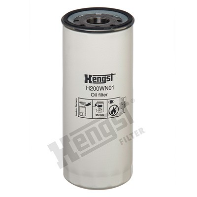 Слика на Филтер за масло HENGST FILTER H200WN01 за камион Renault C Series 380FG P - 379 коњи дизел