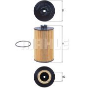 Слика 1 на Филтер за масло KNECHT OX 161D