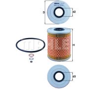 Слика 1 на Филтер за масло KNECHT OX 187D