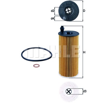 Слика на Филтер за масло KNECHT OX 404D за BMW 1 F21 125 d - 211 коњи дизел