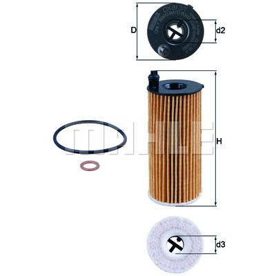 Слика на Филтер за масло KNECHT OX 813/1D за BMW X5 F15 xDrive 25 d - 231 коњи дизел