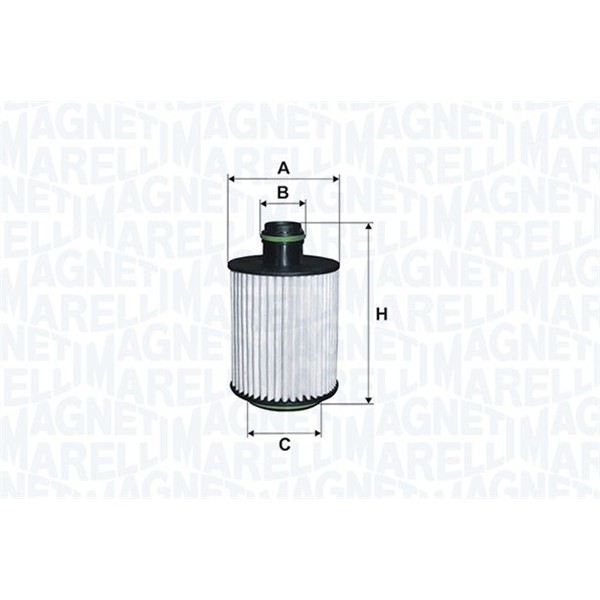 Слика на Филтер за масло MAGNETI MARELLI 152071760874 за Opel Astra H Van 1.3 CDTI - 90 коњи дизел