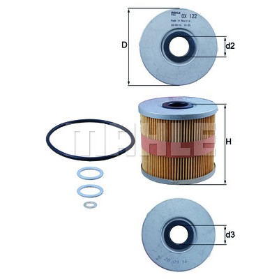 Слика на Филтер за масло MAHLE OX 122D
