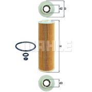 Слика 1 на Филтер за масло MAHLE OX 183/5D1