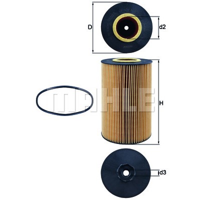 Слика на Филтер за масло MAHLE OX 426D