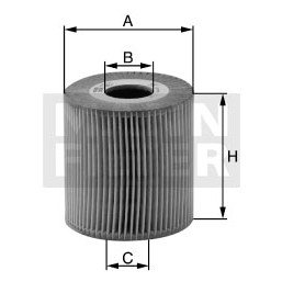 Слика на Филтер за масло MANN-FILTER HU 6013 z за Audi Q5 (FYB) 2.0 TFSI quattro - 252 коњи бензин