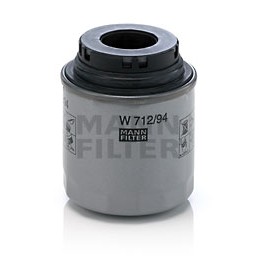 Слика на Филтер за масло MANN-FILTER W 712/94 за Audi A3 Sportback (8PA) 1.4 TFSI - 125 коњи бензин