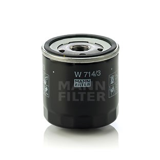 Слика на Филтер за масло MANN-FILTER W 714/3 за Alfa Romeo 164 Sedan 2.0 V6 Turbo (164.A2G, 164.A2F) - 204 коњи бензин