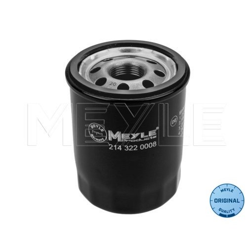 Слика на Филтер за масло MEYLE ORIGINAL Quality 214 322 0008 за Fiat Albea 1.4 Flex - 88 коњи Бензин/Етанол/природен гас