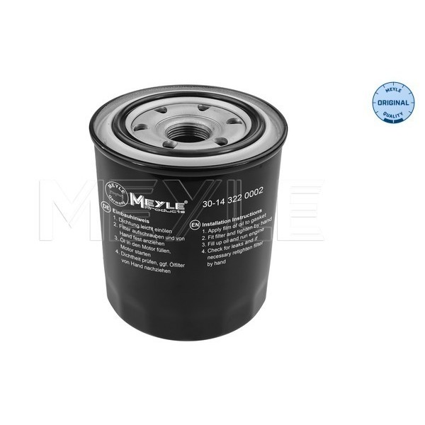 Слика на Филтер за масло MEYLE ORIGINAL Quality 30-14 322 0002 за Toyota Land Cruiser Hardtop (J7) 3.0 TD - 125 коњи дизел