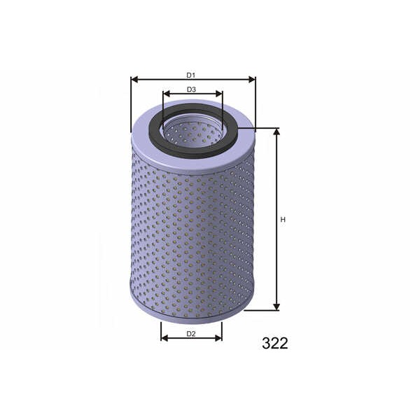 Слика на Филтер за масло MISFAT  L447