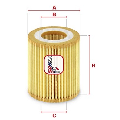 Слика на Филтер за масло SOFIMA S 5049 PE за Saab 9-3 Saloon (YS3F) 1.9 TiD - 150 коњи дизел