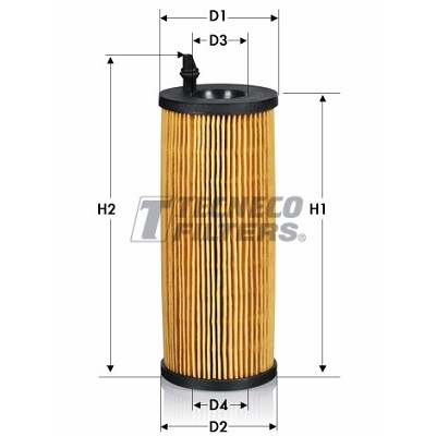 Слика на Филтер за масло TECNECO FILTERS OL010660E за BMW 3 Sedan E90 318 d - 136 коњи дизел