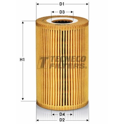 Слика на Филтер за масло TECNECO FILTERS OL0206E за Mercedes Vaneo (414) 1.9 (414.700) - 125 коњи бензин