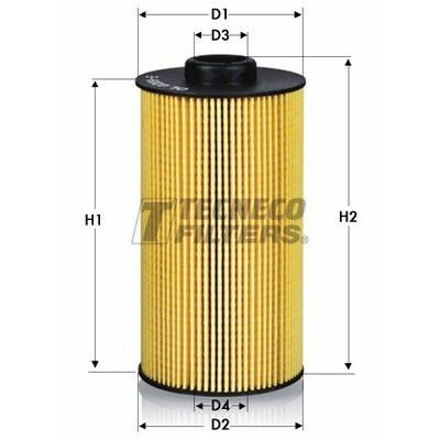 Слика на Филтер за масло TECNECO FILTERS OL0209E за BMW 8 Coupe E31 850 i,Ci - 300 коњи бензин