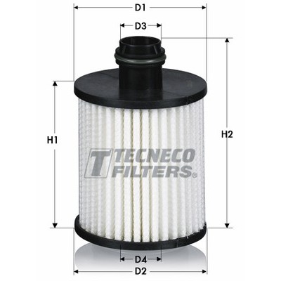 Слика на Филтер за масло TECNECO FILTERS OL02506/1E за Saab 9-3 Saloon (YS3F) 1.9 TTiD - 180 коњи дизел