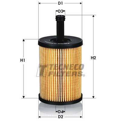 Слика на Филтер за масло TECNECO FILTERS OL0259E за VW Jetta 4 Estate (1J6) 2.3 V5 - 150 коњи бензин