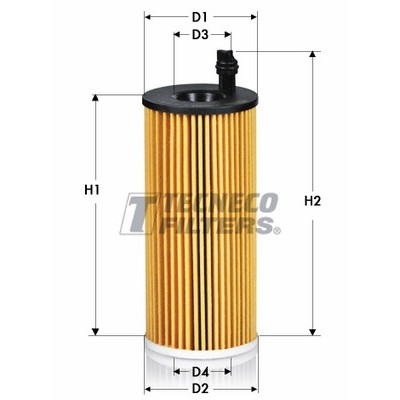 Слика на Филтер за масло TECNECO FILTERS OL06004E за BMW 3 Sedan F30 F35 F80 330 d - 258 коњи дизел