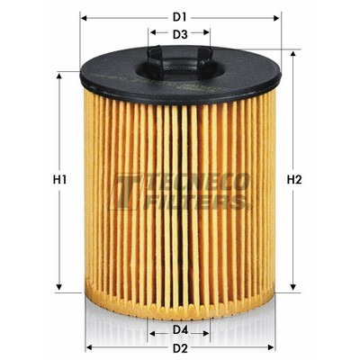 Слика на Филтер за масло TECNECO FILTERS OL07020E за Skoda Octavia (5E3) 1.6 TDI 4x4 - 110 коњи дизел