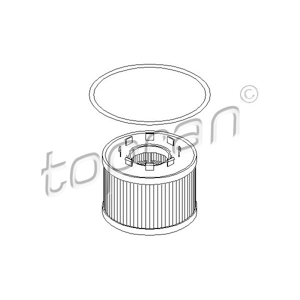 Слика на Филтер за масло TOPRAN 301 760 за Ford Mondeo 3 Saloon (B4Y) 2.0 16V DI / TDDi / TDCi - 90 коњи дизел
