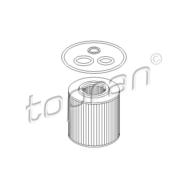 Слика на Филтер за масло TOPRAN 500 733 за BMW 3 Cabrio E93 318 i - 143 коњи бензин