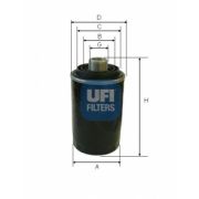 Слика 1 на Филтер за масло UFI 23.493.00